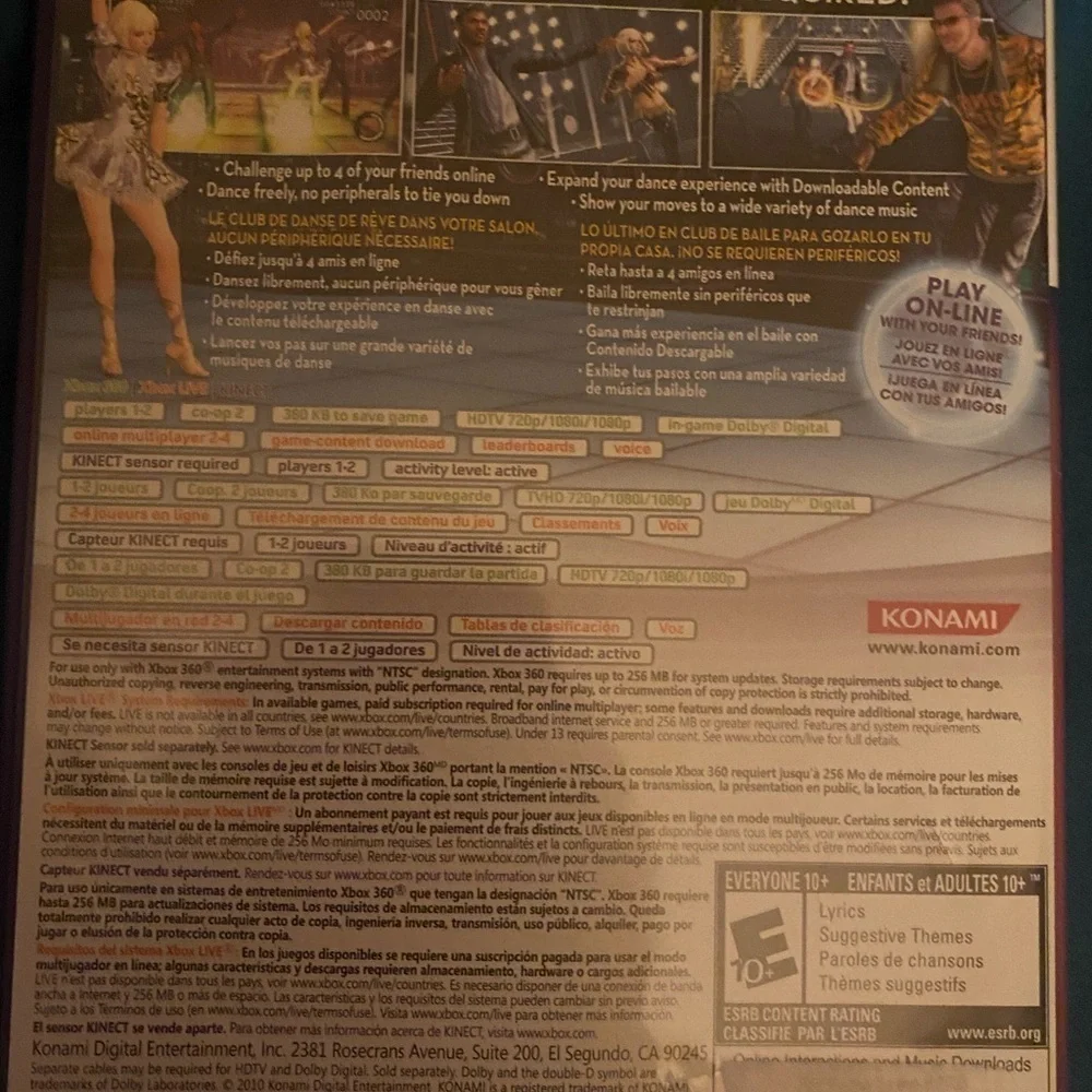Xbox 2010 dance